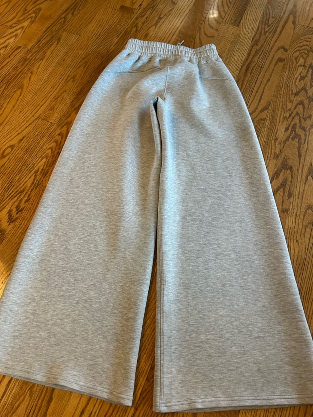 SPANX Wide-Leg Sweatpants - Heather Gray - Picture 3 of 8